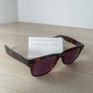 Ray-Ban RB2113 Wayfarer 909 Sunglasses FRAMES ONLY Red Tortoise 50-19 Wide Arms